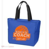 Funny Because I'm The Coach That's Why Tote Bag thumb 3