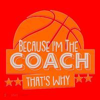 Funny Because I'm The Coach That's Why Santa Hat thumb 1