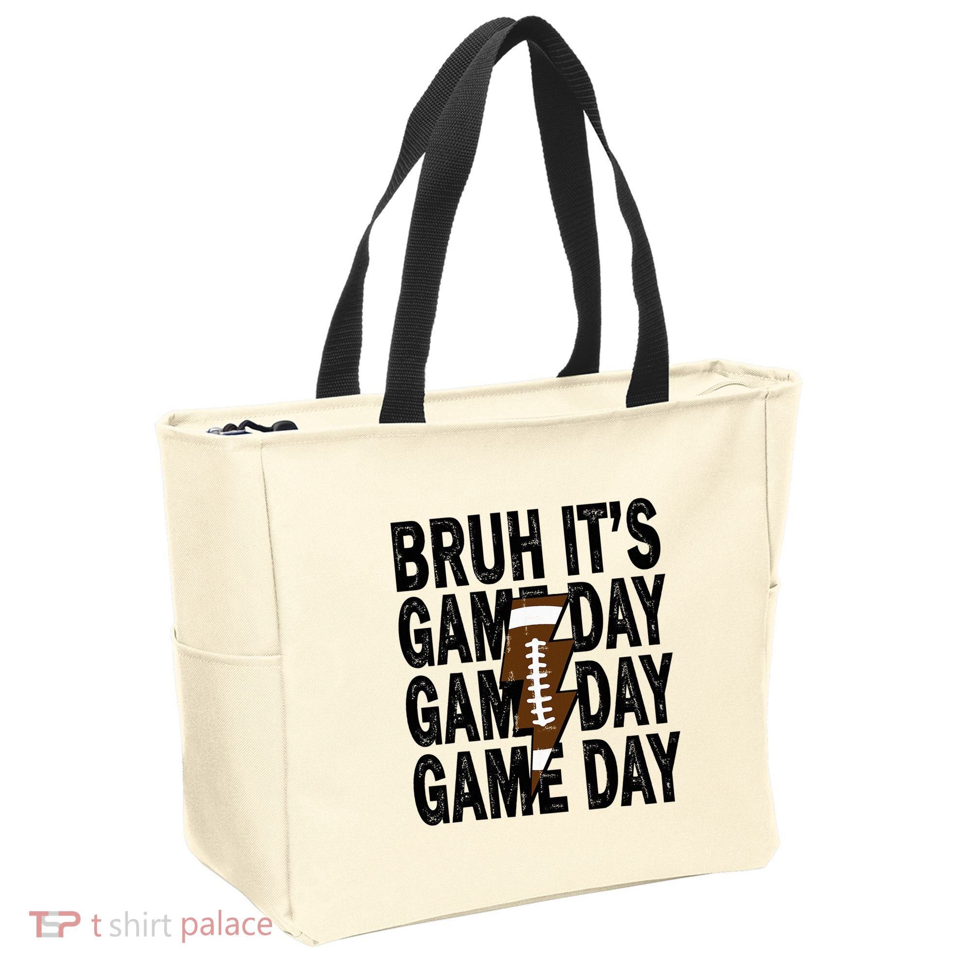 Football Bruh Its Game Day Football Tote Bag