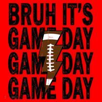 Football Bruh Its Game Day Football Santa Hat thumb 1