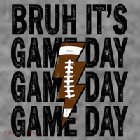 Football Bruh Its Game Day Football Toddler Hoodie thumb 2