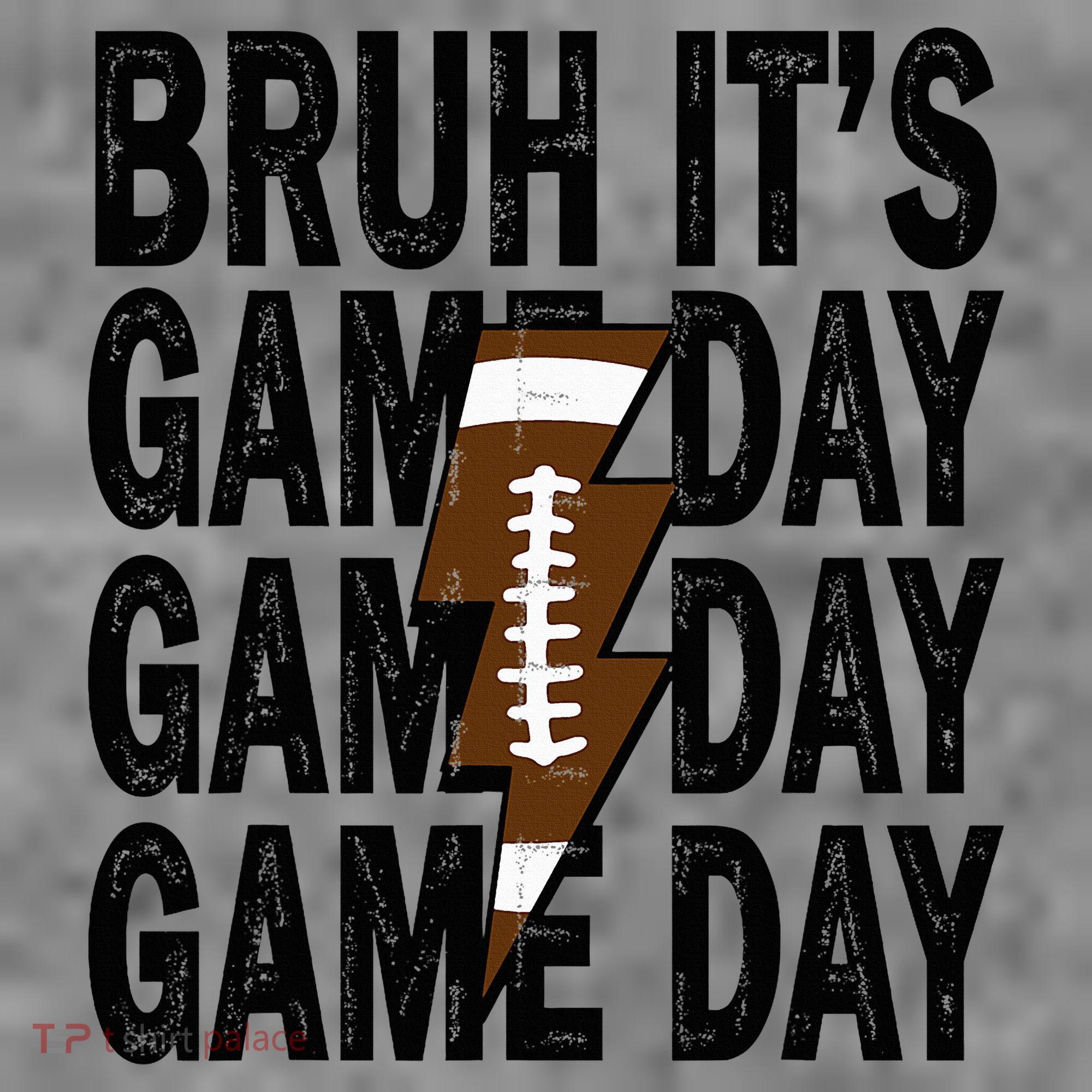 Football Bruh Its Game Day Football Toddler Hoodie
