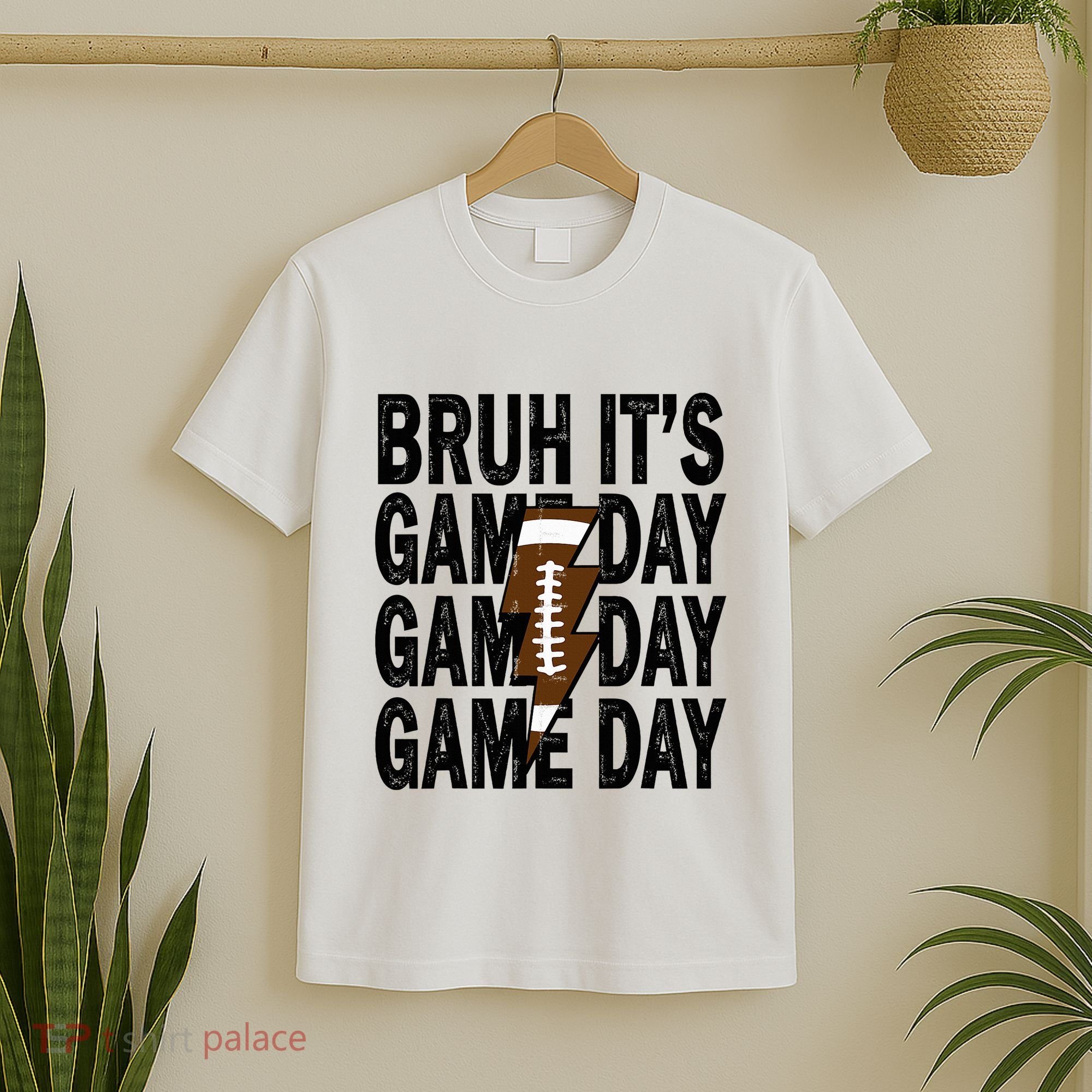 Football Bruh Its Game Day Football T-Shirt