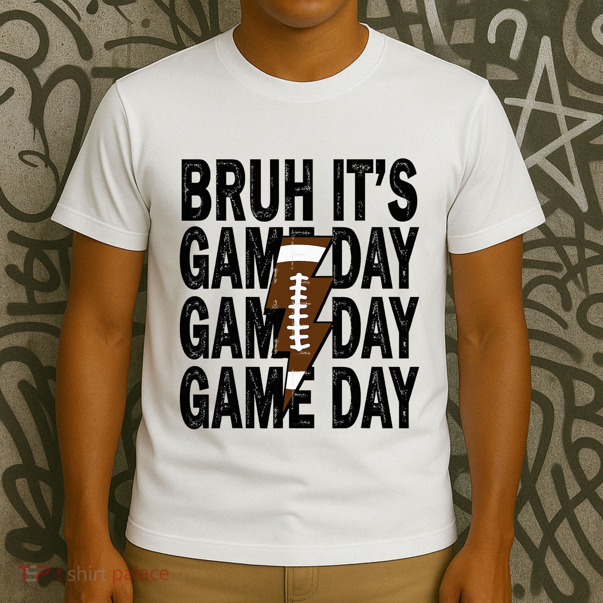 Football Bruh Its Game Day Football T-Shirt