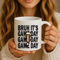 Football Bruh Its Game Day Football Coffee Mug thumb 3