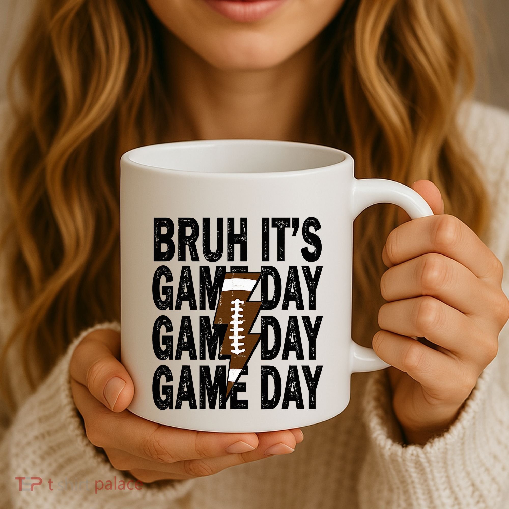 Football Bruh Its Game Day Football Coffee Mug