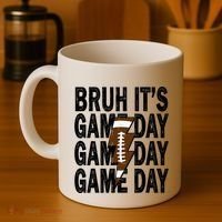 Football Bruh Its Game Day Football Coffee Mug thumb 4