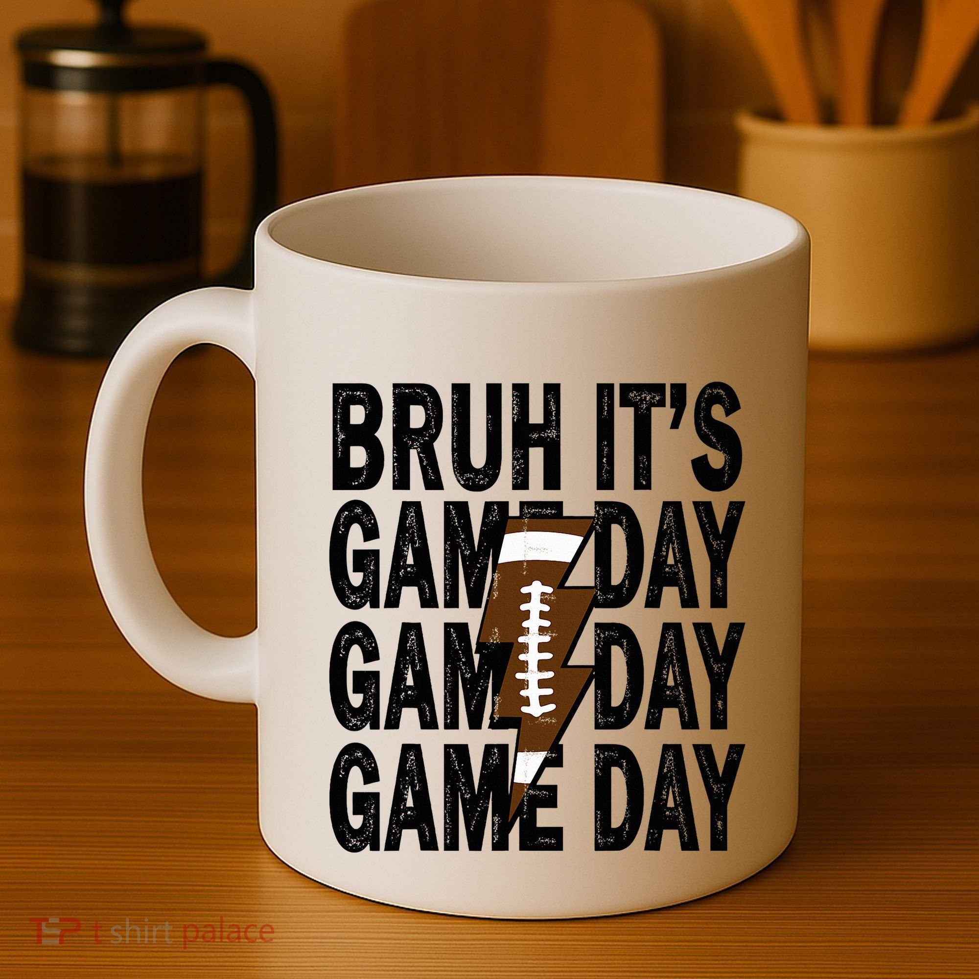 Football Bruh Its Game Day Football Coffee Mug