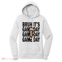 Football Bruh Its Game Day Football Women's Hoodie thumb 0