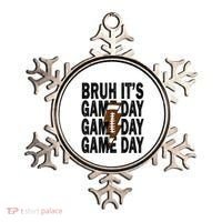 Football Bruh Its Game Day Football Ornament thumb 0