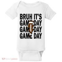 Football Bruh Its Game Day Football Baby Bodysuit thumb 0