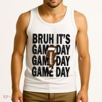 Football Bruh Its Game Day Football Tank Top thumb 3