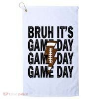 Football Bruh Its Game Day Football Golf Towel thumb 0