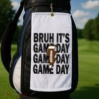 Football Bruh Its Game Day Football Golf Towel thumb 2