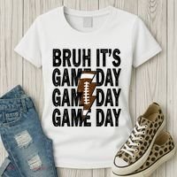 Football Bruh Its Game Day Football Women's T-Shirt thumb 3