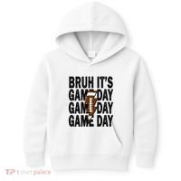 Football Bruh Its Game Day Football Kids Hoodie thumb 0
