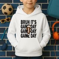 Football Bruh Its Game Day Football Kids Hoodie thumb 2