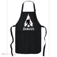 Funny Believe In Sasquatch Christmas Apron thumb 0