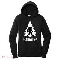Funny Believe In Sasquatch Christmas Women's Hoodie thumb 0