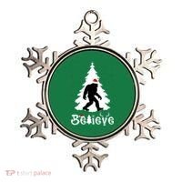 Funny Believe In Sasquatch Christmas Ornament thumb 0