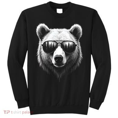 Funny Bear In Sunglasses Bears Sweatshirt