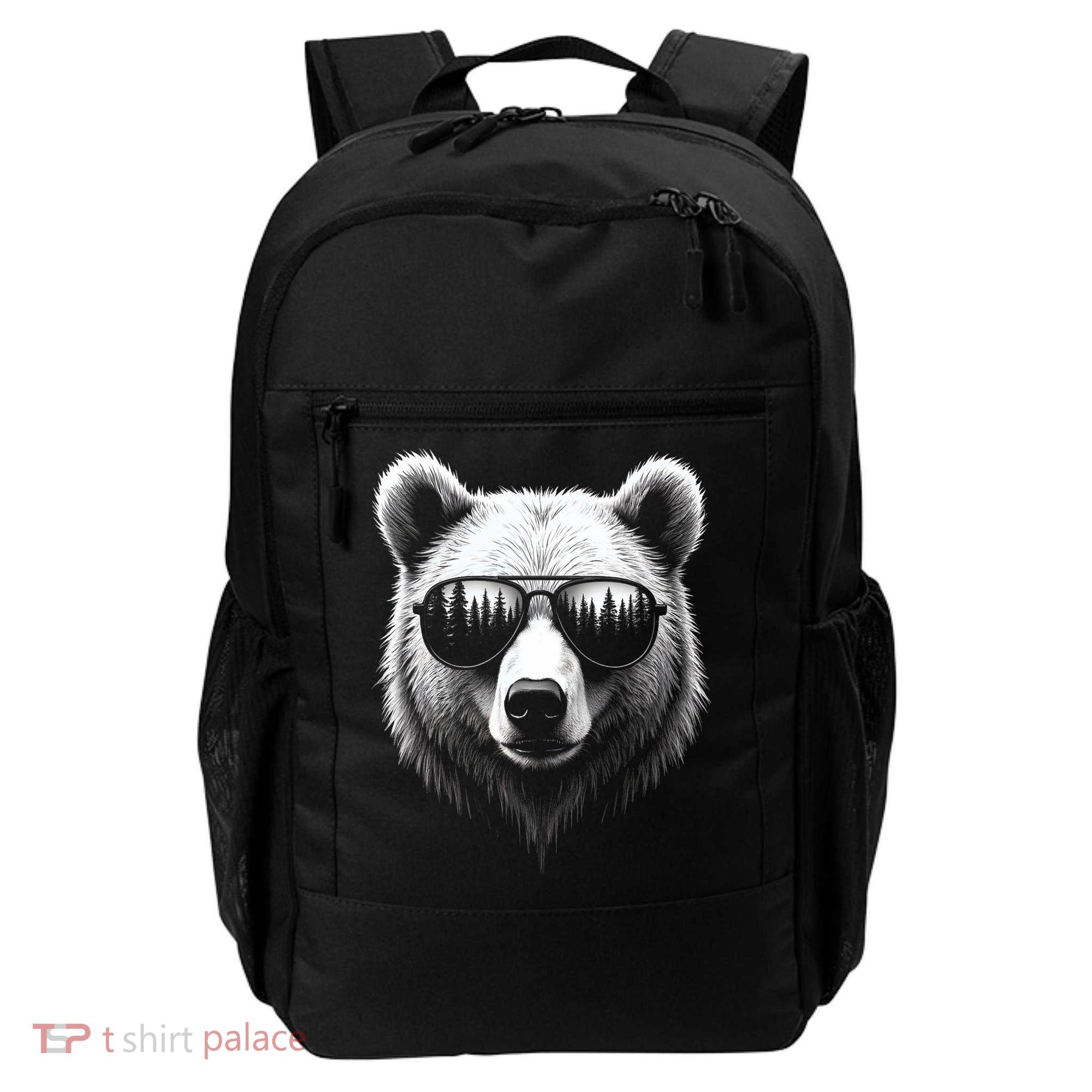 Funny Bear In Sunglasses Bears Backpack
