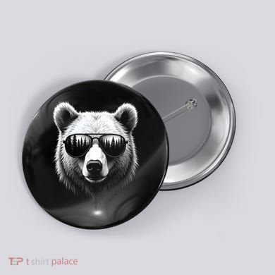 Funny Bear In Sunglasses Bears Button