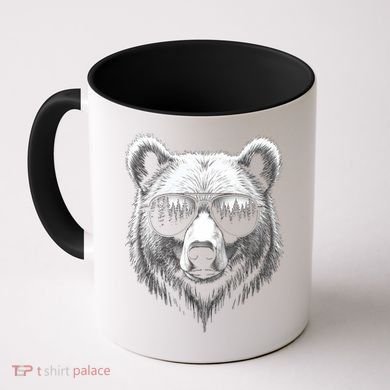 Funny Bear In Sunglasses Bears Coffee Mug