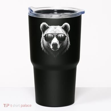 Funny Bear In Sunglasses Bears Tumbler