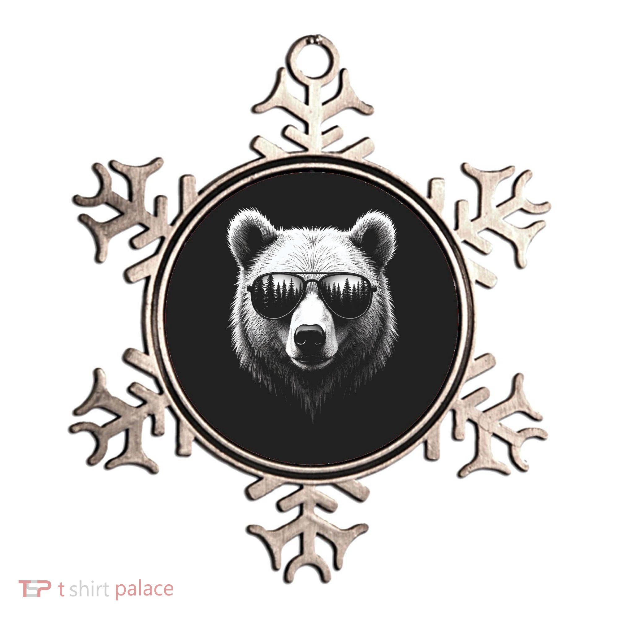 Funny Bear In Sunglasses Bears Ornament