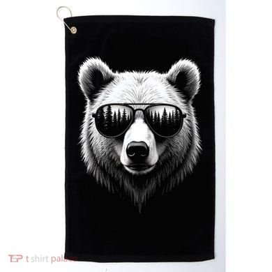 Funny Bear In Sunglasses Bears Golf Towel