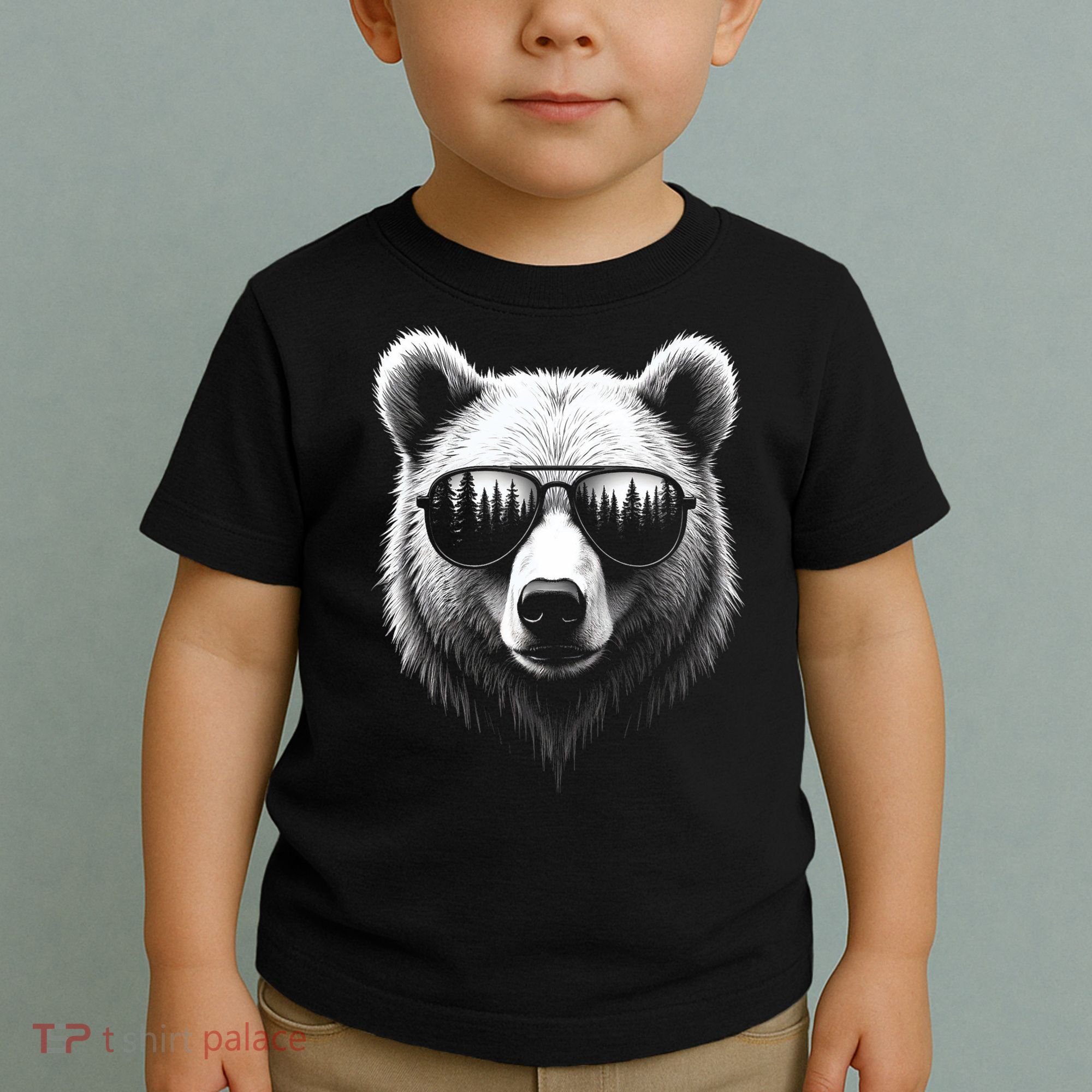 Funny Bear In Sunglasses Bears Toddler T-Shirt