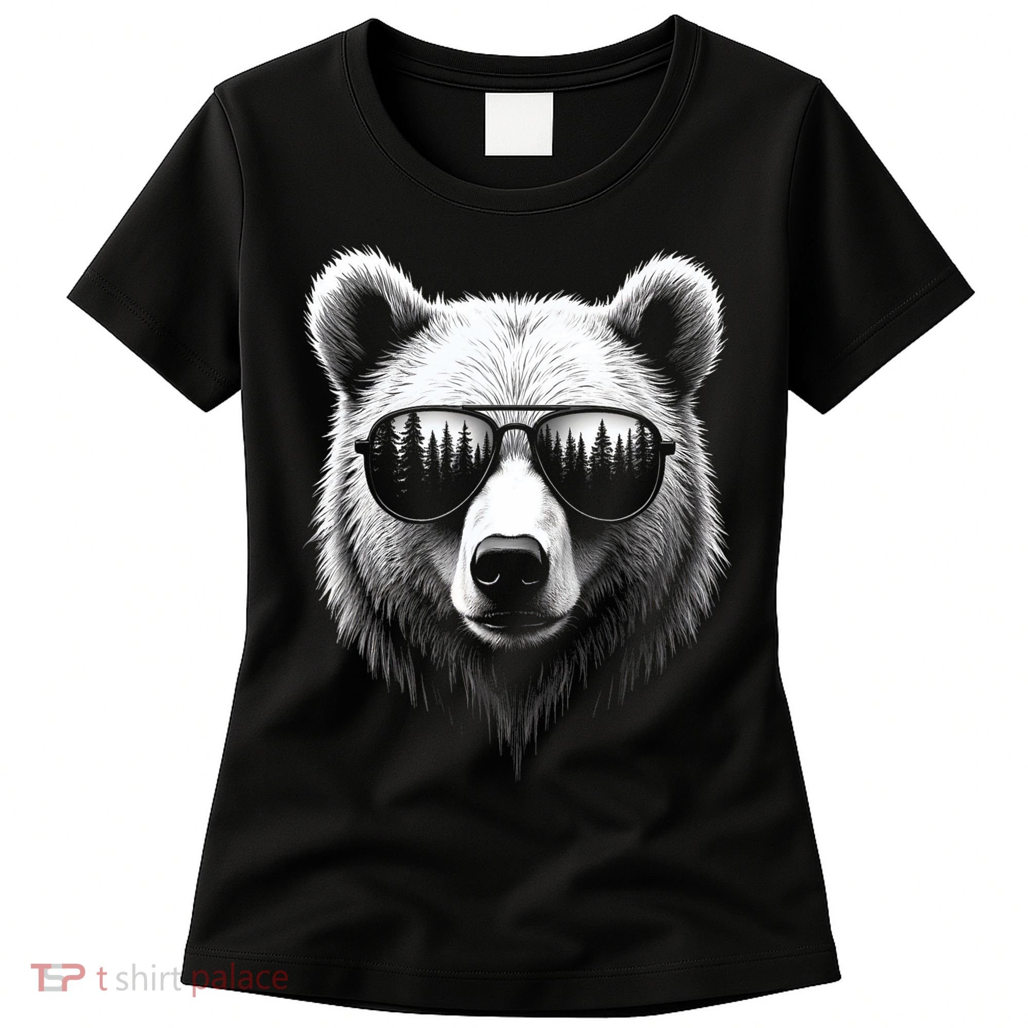 Funny Bear In Sunglasses Bears Women's T-Shirt