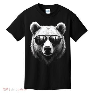 Funny Bear In Sunglasses Bears Kids T-Shirt