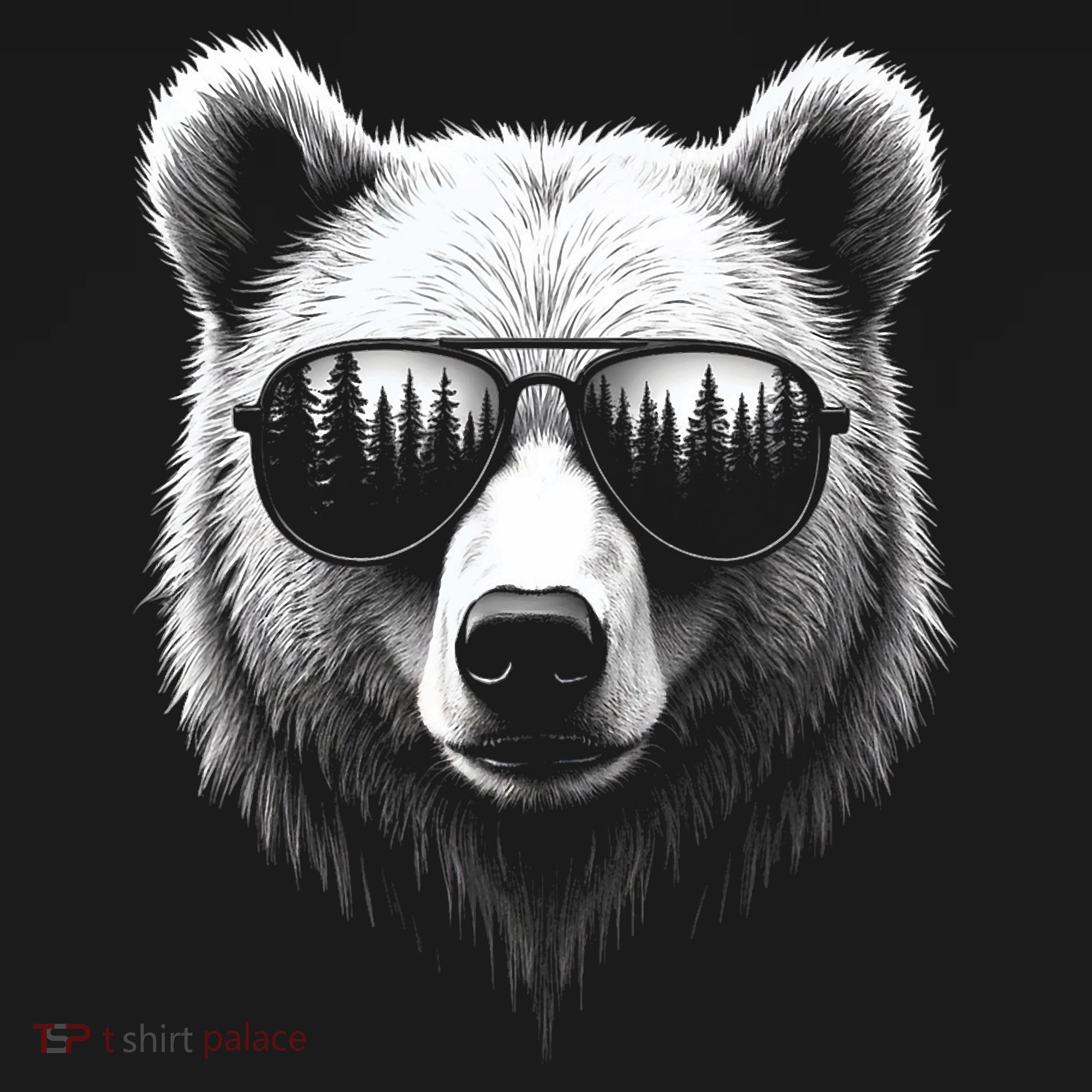 Funny Bear In Sunglasses Bears Kids T-Shirt
