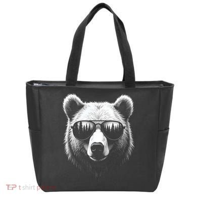 Funny Bear In Sunglasses Bears Tote Bag
