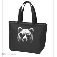 Funny Bear In Sunglasses Bears Tote Bag thumb 3
