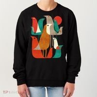 Flock Bird Illustration Women's Sweatshirt thumb 0