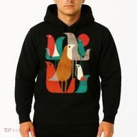 Flock Bird Illustration Hoodie thumb 2