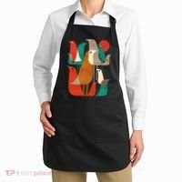 Flock Bird Illustration Apron thumb 2