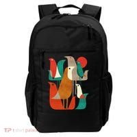 Flock Bird Illustration Backpack thumb 0