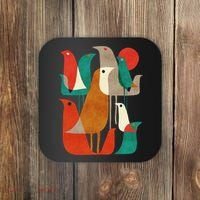 Flock Bird Illustration Coaster thumb 0