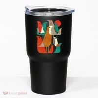 Flock Bird Illustration Tumbler thumb 0