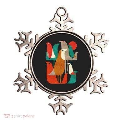 Flock Bird Illustration Ornament