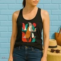Flock Bird Illustration Women's Tank Top thumb 2