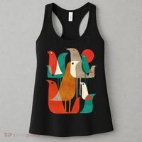 Flock Bird Illustration Women's Tank Top thumb 3