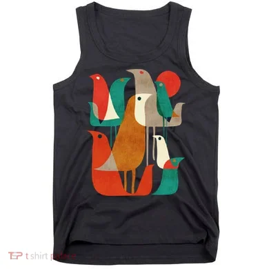 Flock Bird Illustration Tank Top