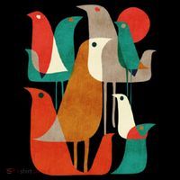 Flock Bird Illustration Visor thumb 3