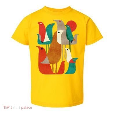 Flock Bird Illustration Toddler T-Shirt