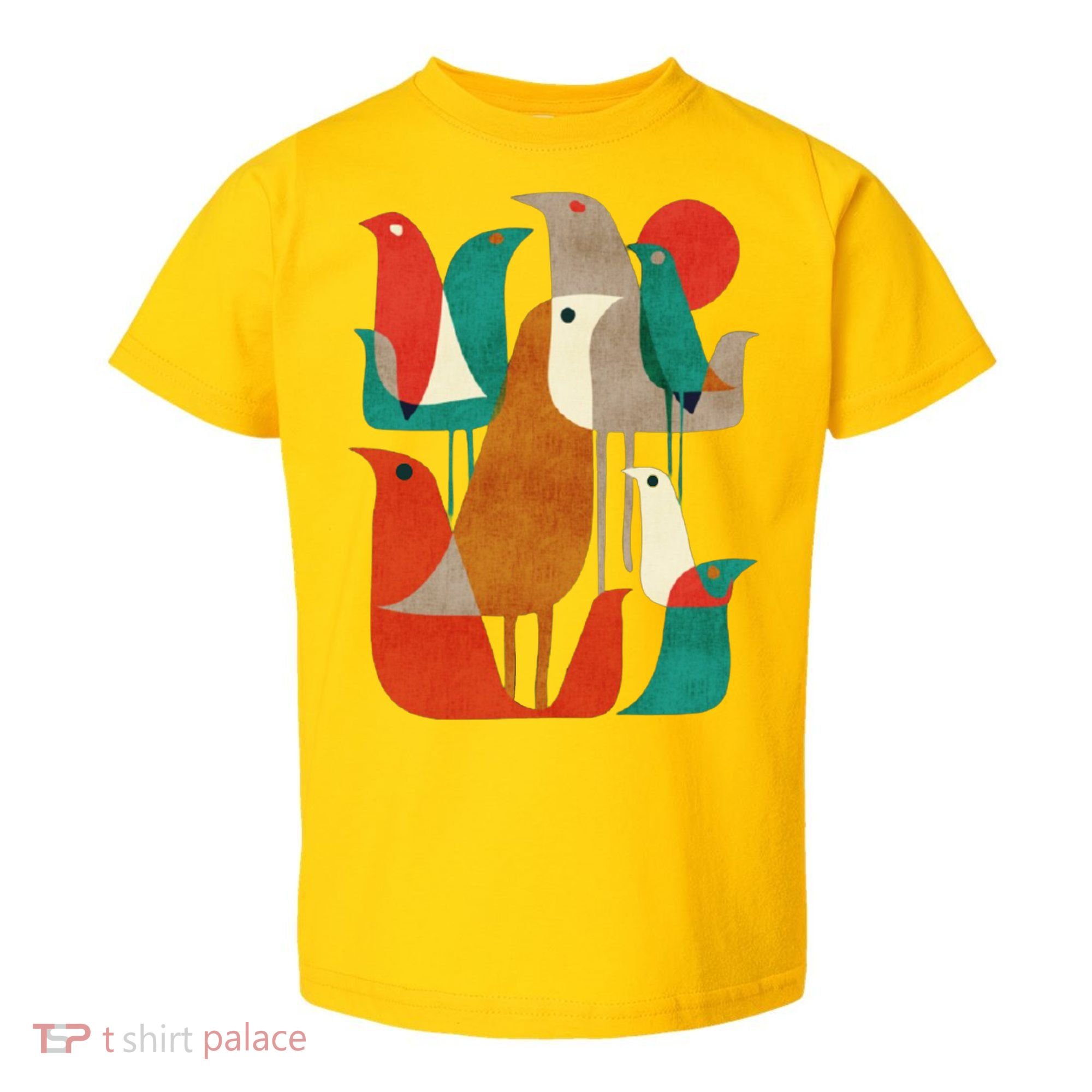 Flock Bird Illustration Toddler T-Shirt